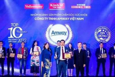 Nutrilite: "Top 10 tin dùng Việt Nam 2022 ngành sản phẩm chăm sóc sức khỏe''