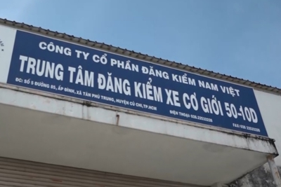 Hai trung tâm đăng kiểm ở TP Hồ Chí Minh bị đình chỉ hoạt động