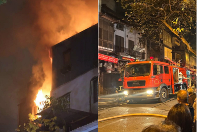 Hà Nội: Cháy dữ dội ở ngôi nhà trên phố Hàng Mã 