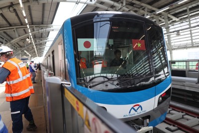 TP Hồ Chí Minh: Tổ chức chạy thử nghiệm tàu metro số 1