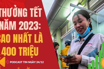 Điểm tin podcast 24/12/2022: Hà Nội công bố mức thưởng Tết năm 2023