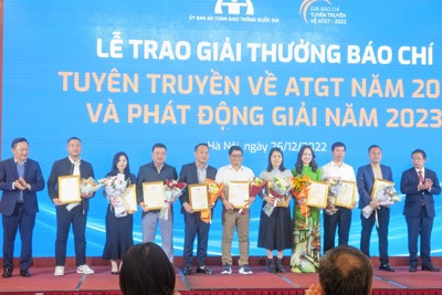 Báo Kinh tế & Đô thị đoạt giải Ba báo chí An toàn giao thông 2022