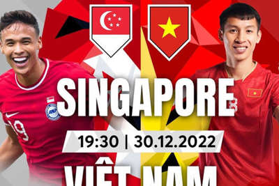 14 năm qua tuyển Việt Nam chưa từng thua Singapore