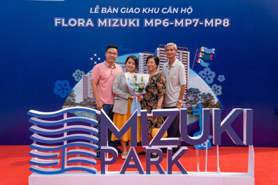 Nam Long bàn giao Flora Mizuki MP6-7-8 vượt tiến độ cam kết