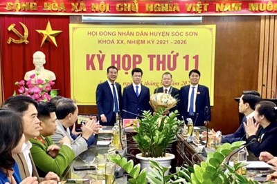 Ông Nguyễn Nam Hà được bầu giữ chức Chủ tịch HĐND huyện Sóc Sơn