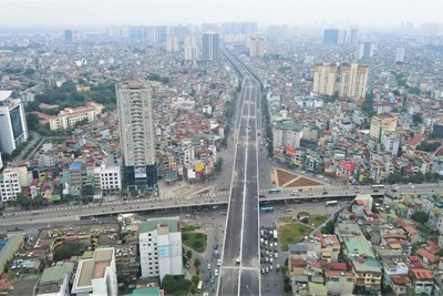 Hà Nội sẽ thông xe tuyến đường Vành đai 2 trên cao vào ngày 11/1/2023
