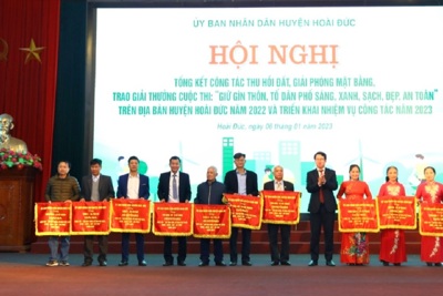 Huyện Hoài Đức:  “Giữ gìn thôn, tổ dân phố sáng, xanh, sạch, đẹp, an toàn”