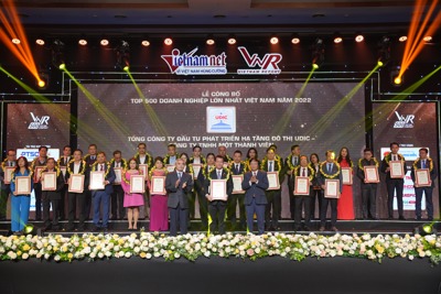 UDIC tiếp tục lọt top 500 doanh nghiệp lớn nhất Việt Nam