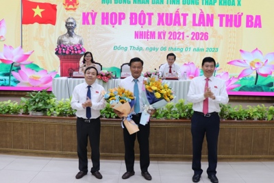 Ông Nguyễn Phước Thiện được bầu làm Phó Chủ tịch UBND tỉnh Đồng Tháp