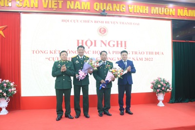 Cựu chiến binh Thanh Oai gương mẫu trong các phong trào thi đua