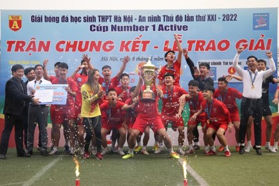 Giải bóng đá học sinh THPT Hà Nội lần thứ XXI có tân vương