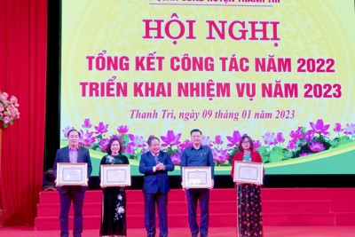 Đảng bộ cơ quan UBND huyện Thanh Trì hoàn thành xuất sắc nhiệm vụ năm 2022