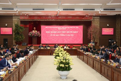 BCH Đảng bộ TP Hà Nội bàn kế hoạch thực hiện 10 Nghị quyết của T.Ư