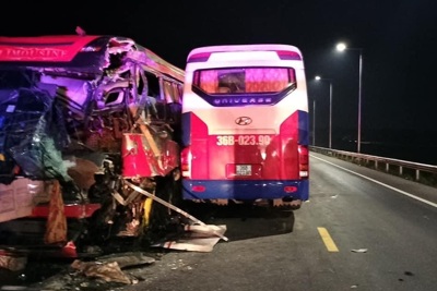 Tai giao thông nghiêm trọng trên đường dẫn cao tốc Đà Nẵng - Quảng Ngãi