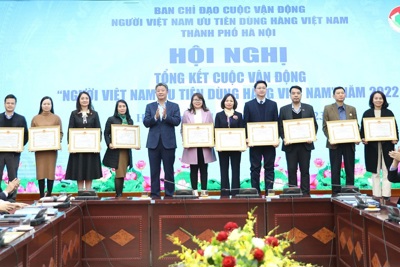 Hà Nội: Khen thưởng thực hiện tốt Cuộc vận động Người Việt dùng hàng Việt
