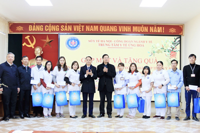 Sở Y tế, Công đoàn ngành Y tế Hà Nội thăm, chúc Tết y bác sĩ