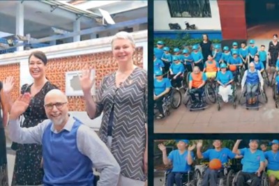 Ấn tượng Đại sứ nhóm G4 chúc Tết người khuyết tật