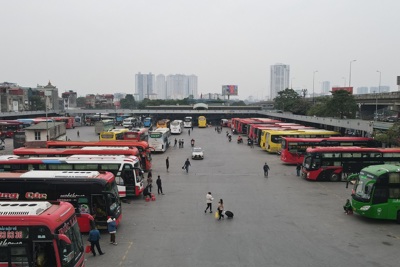 Hà Nội: Bến xe thưa thớt hành khách trước kỳ nghỉ Tết