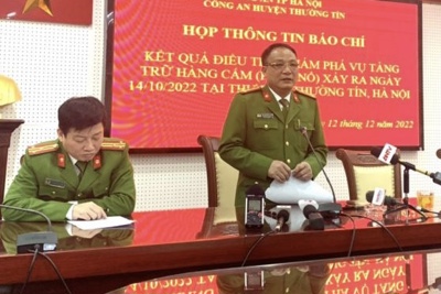 Công an huyện Thường Tín đảm bảo ANTT Tết Nguyên Đán Quý Mão 2023