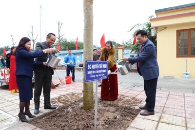 Năm 2023, huyện Thường Tín phấn đấu trồng 19.400 cây các loại