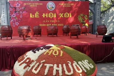 Khai mạc lễ hội truyền thống xôi Phú Thượng lần thứ VI