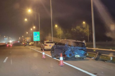 Tai nạn liên hoàn giữa 6 ô tô trên cao tốc Hà Nội-Hải Phòng
