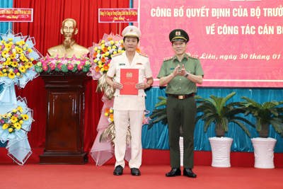 Điều động Đại tá Hồ Việt Triều làm Giám đốc Công an tỉnh Bạc Liêu