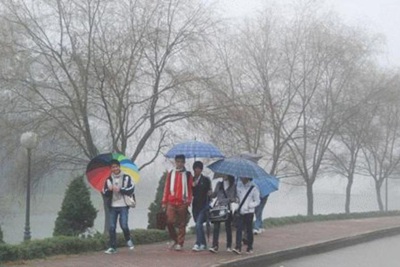Dự báo thời tiết ngày 3/2/2023: Hà Nội tiếp diễn mưa phùn và sương mù