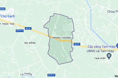 Huyện Phúc Thọ đấu giá 23 thửa đất, giá thấp nhất từ 18,3 triệu đồng/m2
