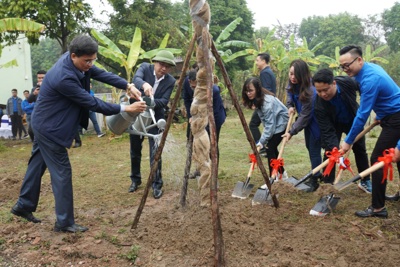 Đoàn khối doanh nghiệp Hà Nội: Phát động Tết trồng cây Xuân Quý Mão 2023