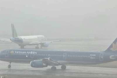 Thời tiết xấu có ảnh hưởng đến hoạt động của sân bay Nội Bài? 