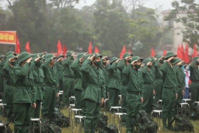 Huyện Ứng Hoà: Tưng bừng khí thế của ngày hội giao quân
