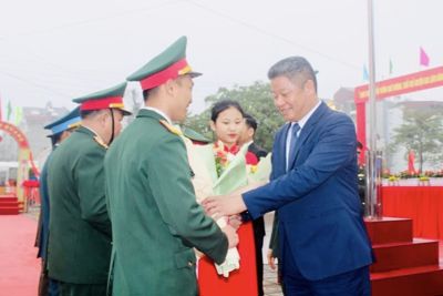 173 thanh niên huyện Gia Lâm lên đường nhập ngũ