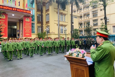 Quận Thanh Xuân:Ra quân đảm bảo trật tự an toàn giao thông, trật tự đô thị