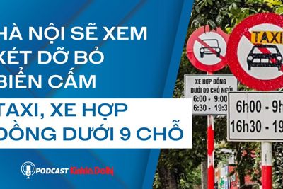 Podcast ngày 12/2: Hà Nội xem xét việc bỏ biển cấm taxi trên nhiều tuyến phố