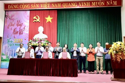 Huyện Thường Tín ký kết Quy chế phối hợp giữa các cơ quan