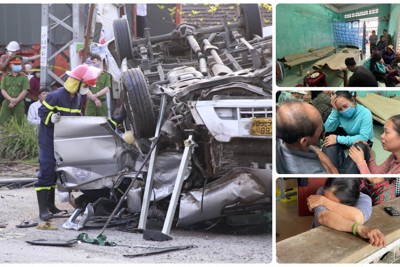 Vụ tai nạn 8 người chết ở Quảng Nam: Tang thương bao phủ vùng quê