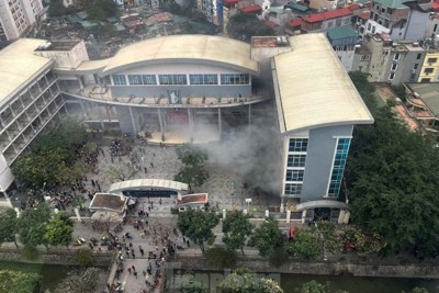Cháy trường Tiểu học Yên Hòa không gây thiệt hại, học sinh đã trở lại lớp