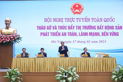 Thủ tướng chủ trì Hội nghị tháo gỡ khó khăn cho thị trường bất động sản