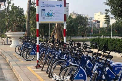 Hải Phòng: Bắt đầu cho thuê xe đạp công cộng