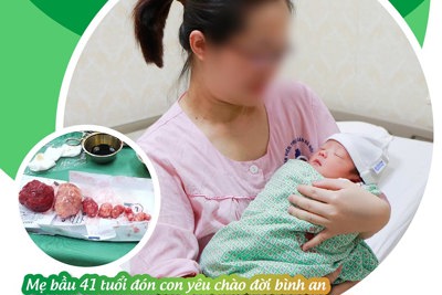 Hà Nội: Bóc thành công 8 nhân xơ tử cung cho sản phụ 41 tuổi