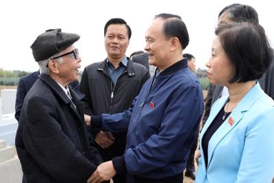 Chủ tịch HĐND TP Hà Nội khảo sát thực địa dự án đường Vành đai 4