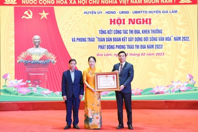 Huyện Gia Lâm triển khai phong trào thi đua khen thưởng năm 2023
