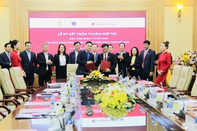 Agribank  ký kết  hợp tác với Công đoàn Y tế Việt Nam