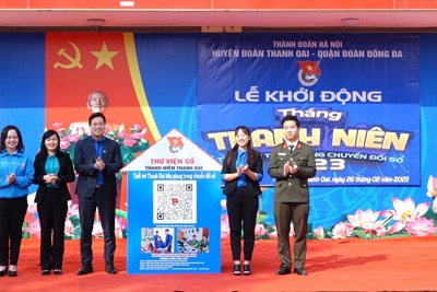 Huyện Thanh Oai: Sôi nổi nhiều hoạt động ý nghĩa trong tháng Thanh niên 2023