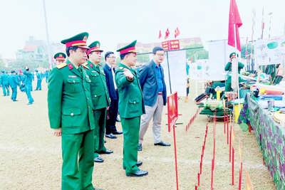 Huyện Thanh Trì ra quân huấn luyện năm 2023
