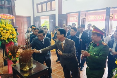 Quảng Ngãi: Kỷ niệm 117 năm ngày sinh cố Thủ tướng Phạm Văn Đồng