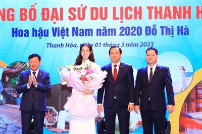 Hoa hậu Đỗ Thị Hà làm đại sứ du lịch Thanh Hóa năm 2023