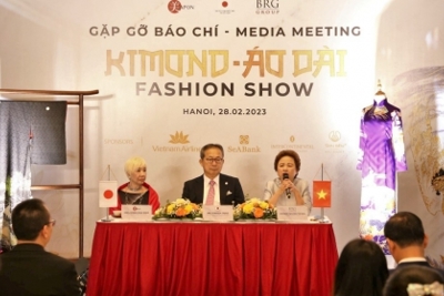 Kimono–Aodai Fashion Show: Giao lưu nghệ thuật kỷ niệm 50 năm quan hệ Việt - Nhật
