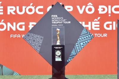 Cận cảnh Cup Vô địch Bóng đá Nữ thế giới 2023